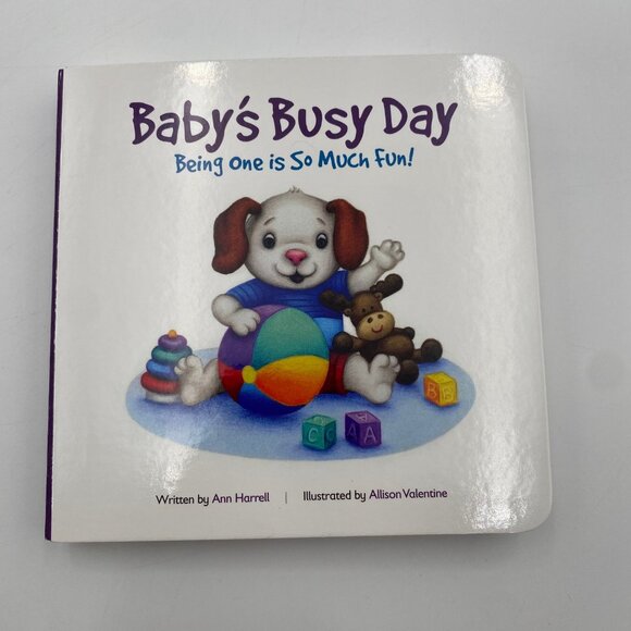 Musti de Mustela Teddy Bear Plush & Baby's Busy Day Board Book Set 8" Baby Toy - Picture 2 of 11